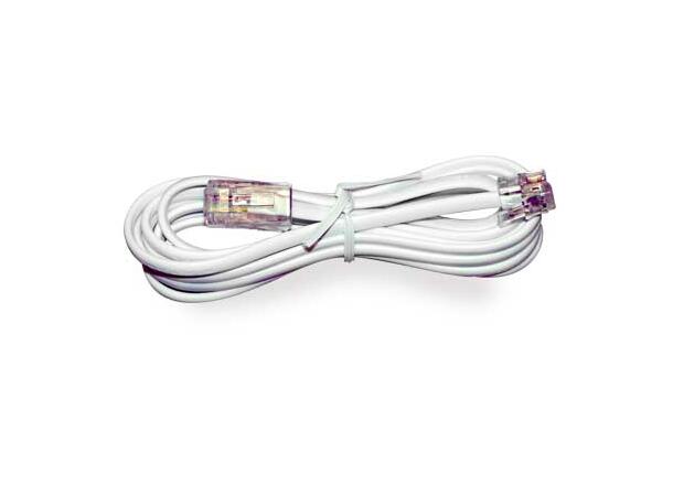 Teling line white wall device 2m RJ11/45 From RJ45 to RJ11 (6/4) 